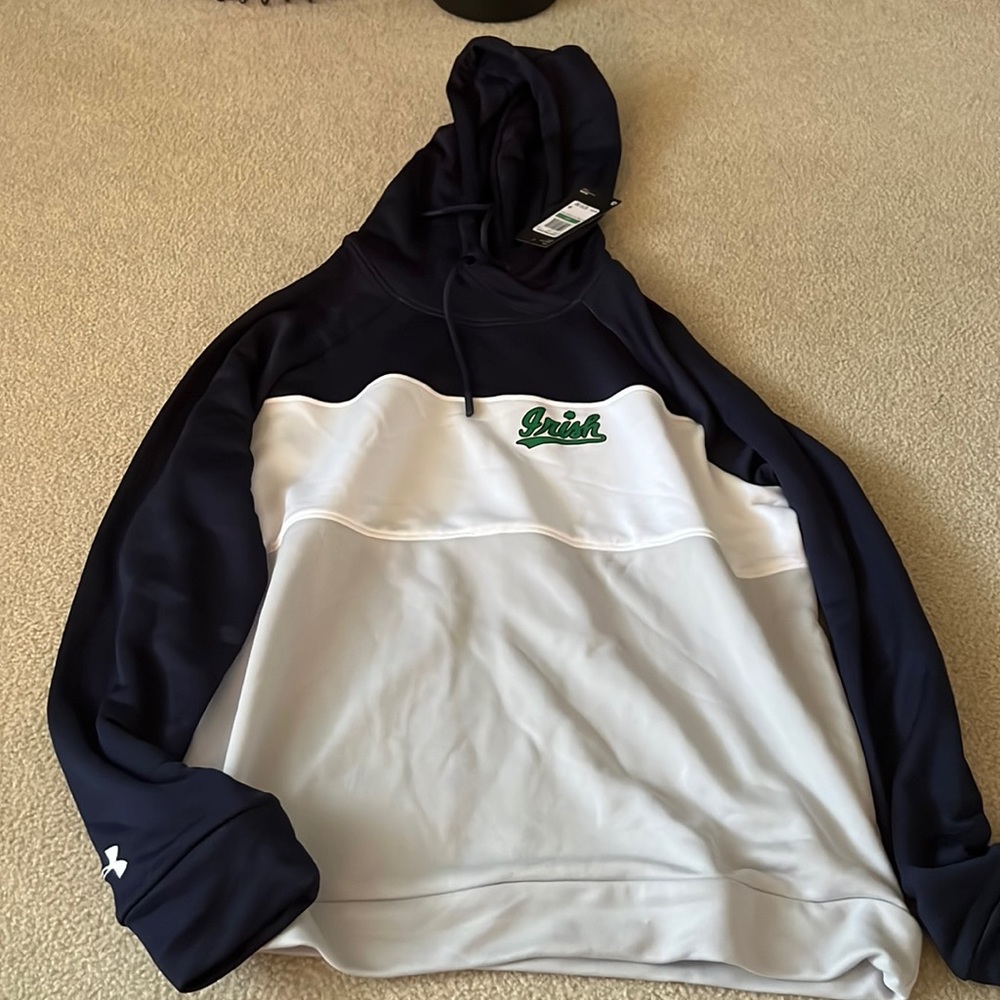 Notre Dame color-blocked hoodie